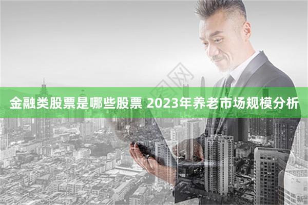 金融类股票是哪些股票 2023年养老市场规模分析