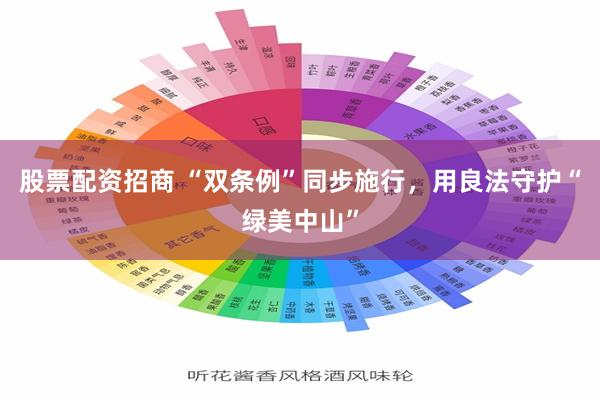 股票配资招商 “双条例”同步施行，用良法守护“绿美中山”