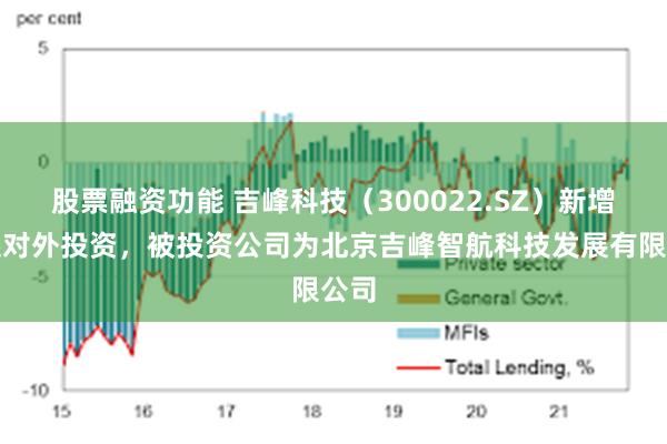 股票融资功能 吉峰科技（300022.SZ）新增一起对外投资，被投资公司为北京吉峰智航科技发展有限公司