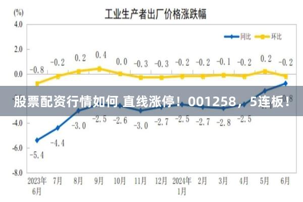 股票配资行情如何 直线涨停！001258，5连板！