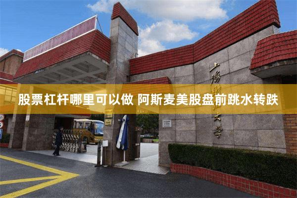 股票杠杆哪里可以做 阿斯麦美股盘前跳水转跌