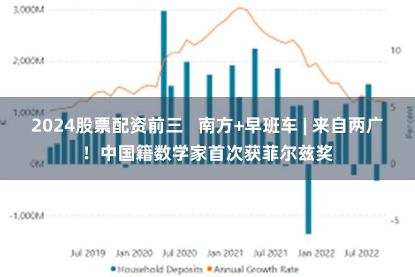 2024股票配资前三   南方+早班车 | 来自两广！中国籍数学家首次获菲尔兹奖