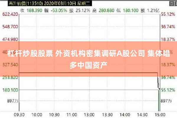 杠杆炒股股票 外资机构密集调研A股公司 集体唱多中国资产