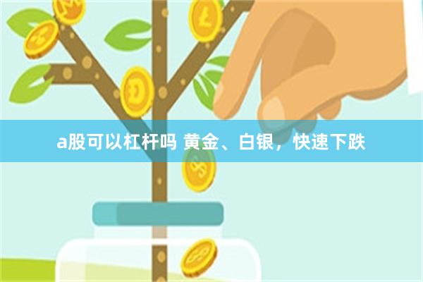 a股可以杠杆吗 黄金、白银，快速下跌