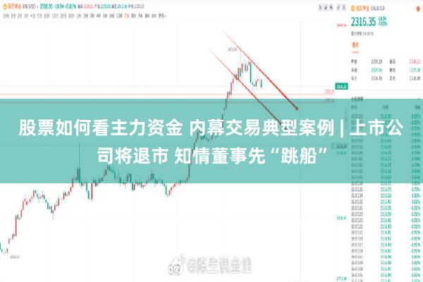 股票如何看主力资金 内幕交易典型案例 | 上市公司将退市 知情董事先“跳船”