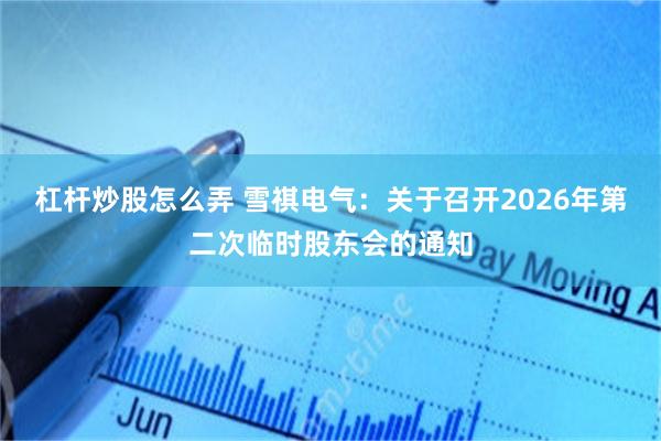 杠杆炒股怎么弄 雪祺电气：关于召开2026年第二次临时股东会的通知