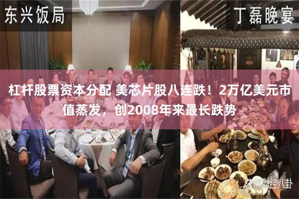 杠杆股票资本分配 美芯片股八连跌！2万亿美元市值蒸发，创2008年来最长跌势