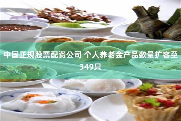 中国正规股票配资公司 个人养老金产品数量扩容至349只
