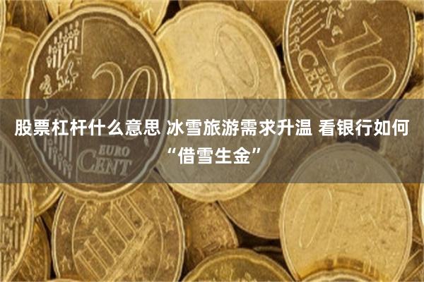 股票杠杆什么意思 冰雪旅游需求升温 看银行如何“借雪生金”